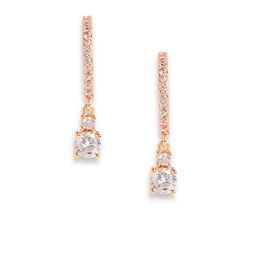 MINUTIAE Rose Gold Plated Drop Earrings image 4