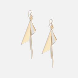 SOHI Gold Plated Drop Earrings image 3