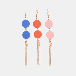 BuckleUp Set Of 3 Contemporary Drop Earrings image 3