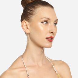 Zaveri Pearls Set Of 25 Gold Plated Studs Earrings image 4