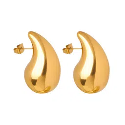 Krelin Gold-Plated Teardrop Shaped Stud Earrings image 4