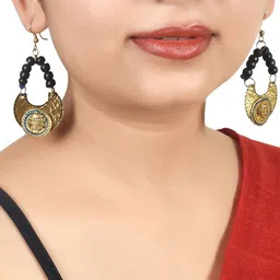 AAKRITI ART CREATIONS Artificial Beads Quirky Drop Earrings image 2