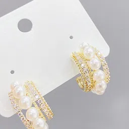 FIMBUL Circular Studs Earrings image 3
