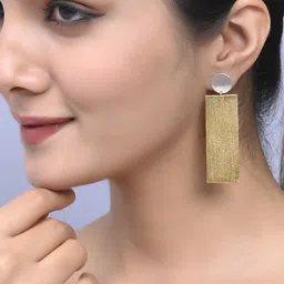 Silvermerc Designs Square Drop Earrings image 4