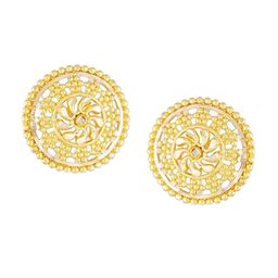Vighnaharta Set Of 3 Artificial Stones Studded Gold-Plated Contemporary Drop Earrings image 4