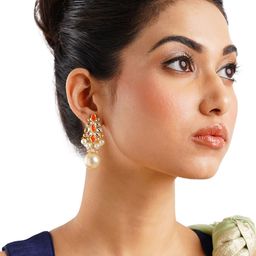 Anouk Gold-Toned Classic Studs Earrings-4