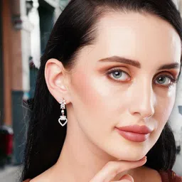 HOT AND BOLD Rose Gold-Plated Floral Drop Earrings-5