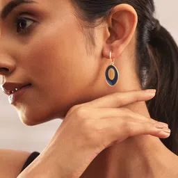 Rubans Voguish Gold Plated Drop Earrings-40