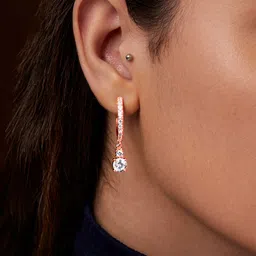 MINUTIAE Rose Gold Plated Drop Earrings image 5
