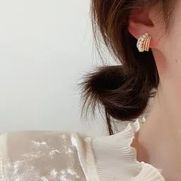 FIMBUL Circular Studs Earrings image 3