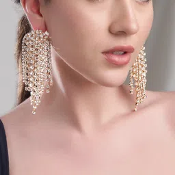 Rubans Voguish Contemporary Drop Earrings-43
