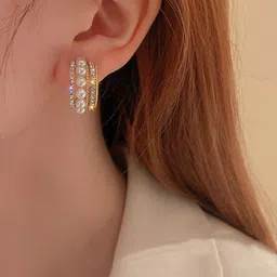 FIMBUL Circular Studs Earrings image 5