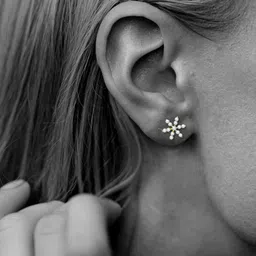 Comet Busters Pack of 2 Non Piercing Self Adhesive Stick Ons Stud Earrings image 2