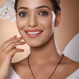 Anouk Rose Gold Plated Cubic Zirconia Stone Studded & Beaded Mangalsutra-image-67