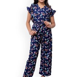FELLAMO Girls Floral Printed Top & Trousers-image-75
