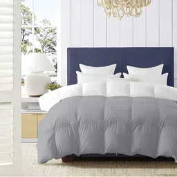 Comfowell Grey & White Checked Heavy Winter 233 GSM Double Bed Comforter-11