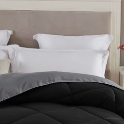 Comfowell Black & Grey Heavy Winter 233 GSM Single Bed Comforter-image-85