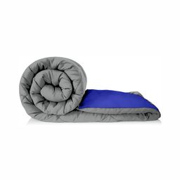 Comfowell Blue & Grey Heavy Winter 233 GSM Double Bed Quilt-picture-33