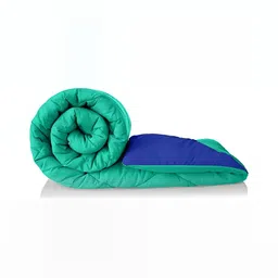 Comfowell Green & Blue Heavy Winter Single Bed Comforter-image-112