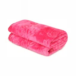 Comfowell Pink Floral Heavy Winter 500 GSM Single Bed Blanket-picture-4