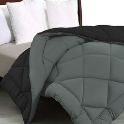 Comfowell Black & Grey Heavy Winter 233 GSM Single Bed Quilt-image-84
