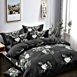 Comfowell Black & Pink Heavy Winter 233 GSM Single Bed Comforter-image-69