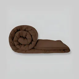 Comfowell Brown Heavy Winter 233 GSM Double Bed Quilt-image-4