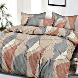 Comfowell Blue & Grey Ethnic Motifs Heavy Winter 233 GSM Single Bed Comforter-image-60