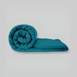 Comfowell Blue Geometric Heavy Winter 233 GSM Single Bed Quilt-image-65