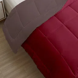 MYTRIDENT Maroon  Brown Mild Winter Single Bed Comforter-image-68