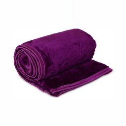 Comfowell Purple Floral Heavy Winter 500 GSM Double Bed Blanket-image-56