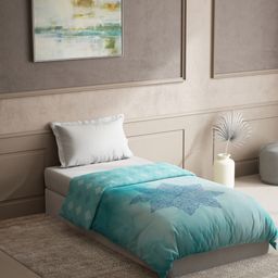 DDecor Live Beautiful Blue Ethnic Motifs Mild Winter 150 GSM Pure Cotton Single Bed Quilt-picture-21