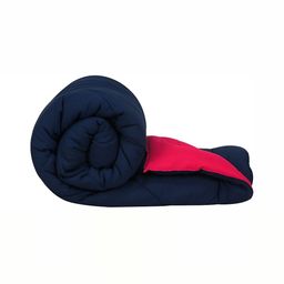 Comfowell Blue & Pink CheckedCotton  Heavy Winter 233 GSM Double Bed Comforter-image-60