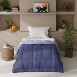 BIANCA Purple Microfiber AC Room 150 GSM Single Bed Comforter-image-9