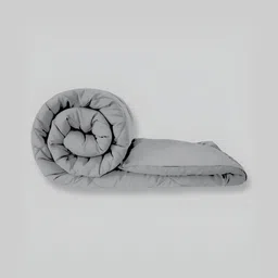 Comfowell Grey Checked Heavy Winter 233 GSM Single Bed Quilt-8
