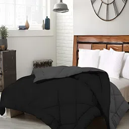 Comfowell Black & Grey Heavy Winter 233 GSM Double Bed Comforter-image-38