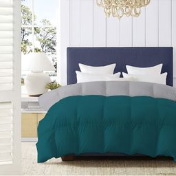 Comfowell Teal & Grey Heavy Winter 233 GSM Double Bed Comforter-image-82