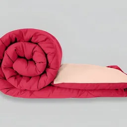 Comfowell Pink & Peach-Coloured Heavy Winter 233 GSM Single Bed Quilt-10