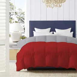 Comfowell Red & Grey Heavy Winter 233 GSM Single Bed Comforter-image-15