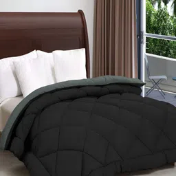 Comfowell Black & Grey Heavy Winter 233 GSM Single Bed Comforter-image-48