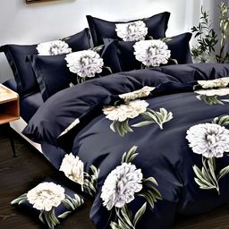 Comfowell Black & White Floral Heavy Winter 233 GSM Single Bed Comforter-image-48