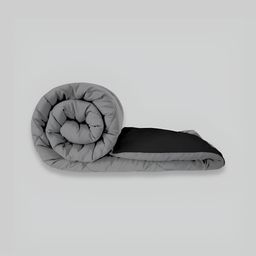 Comfowell Black & Grey Heavy Winter 233 GSM Single Bed Quilt-image-94