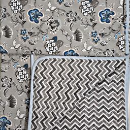 Comfowell Brown & Grey Floral AC Room Single Bed Dohar-image-42