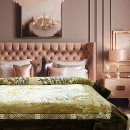 WINSTON HOME Green Floral Printed Microfiber Heavy Winter 600 GSM Double Bed Blanket-image-99