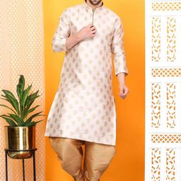 Larwa Men Ethnic Motifs Regular Kurta with Pyjamas-picture-22