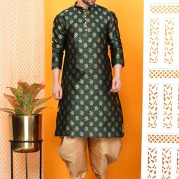 Larwa Men Regular Kurta with Dhoti Pants-picture-10