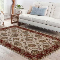 jaipur rugs Red Persian Wool 5 ft x 7 ft Hand Tufted Carpet-picture-5