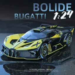Bugatti Bolide Pull-Back Die-Cast Car with Light & Sound | Best Vehicle Toys-picture-33