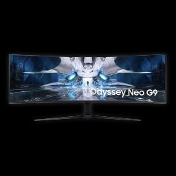 SAMSUNG Odyssey G9 123.9 cm (49 inch) DQHD VA Panel QLED Curved Height Adjustable Gaming Monitor with Black Equalizer-picture-2