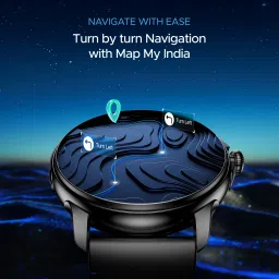 boAt Lunar Oasis w/TBT Navigation,Dynamic UI,1.43''(3.6 cm) AMOLED Display & QR Tray Smartwatch image 4